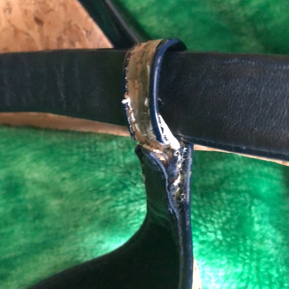 Authentic GUCCI WEDGE SANTANDER ANKLE STRAP - Picture 8 of 10
